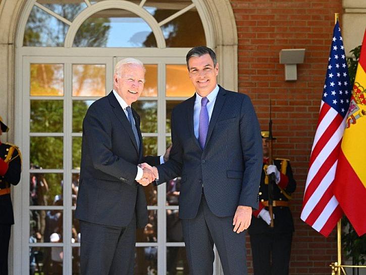 BIDEN LLEGA A MADRID PARA CUMBRE DE LA OTAN