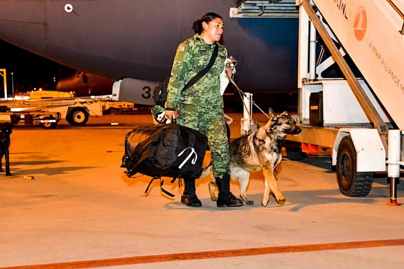 BRIGADISTAS MEXICANOS RESCATARON 4 PERSONAS VIVAS Y RECUPERARON DE 37 CUERPOS EN TURQUÍA 