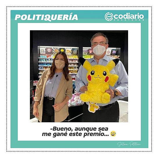 -Bueno, aunque sea me gané este premio... 😅