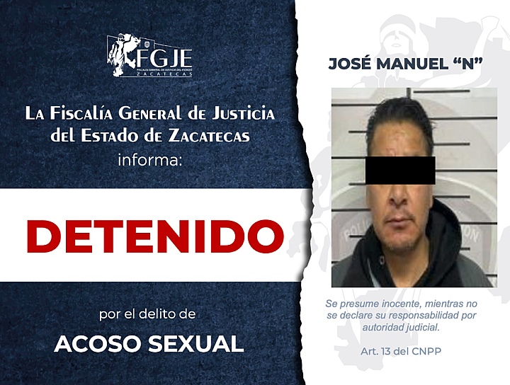 CUMPLIMENTA FGJEZ ÓRDENES CONTRA CUATRO PERSONAS EN ZACATECAS