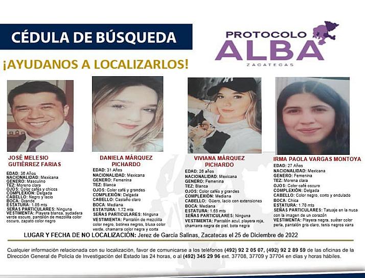 BUSCAN A JÓVENES DESAPARECIDOS