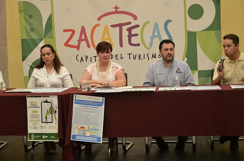 BUSCAN CONCIENTIZAR A COMERCIANTES CAPITALINOS EN CULTURA CONTRIBUTIVA 