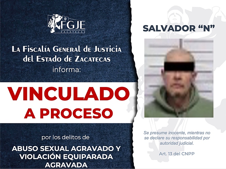 Lo vinculan a proceso por abuso sexual y violación equiparada