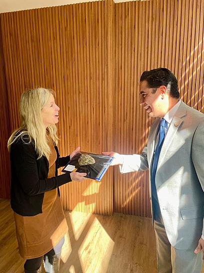Buscan Melissa Bishop y David García mejorar servicios consulares para migrantes zacatecanos