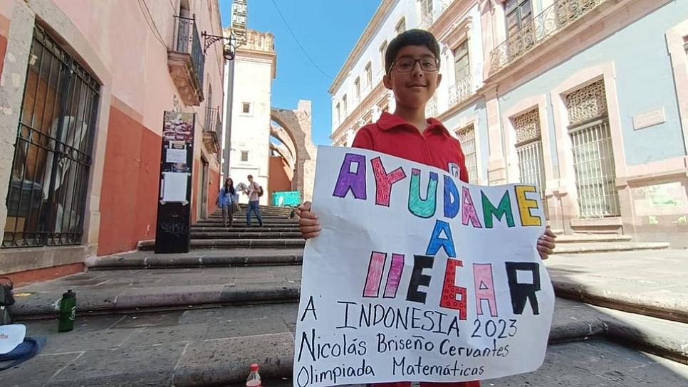BUSCA PEQUEÑO GENIO REPRESENTAR A ZACATECAS EN LAS OLIMPIADAS DE MATEMÁTICAS INDONESIA 2023