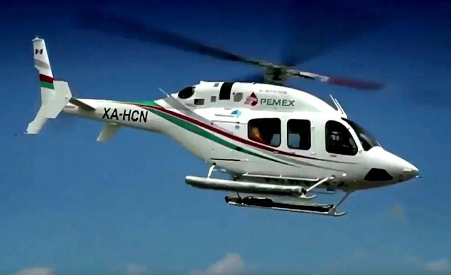 CAE AL MAR HELICÓPTERO DE PEMEX EN CAMPECHE; HAY 2 DESAPARECIDOS