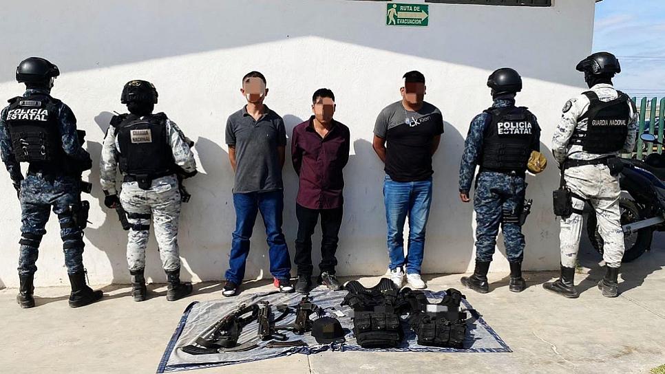 CAEN 3 INTEGRANTES DEL CÁRTEL DE SINALOA