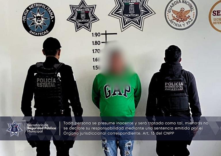 CAE PRESUNTO LADRÓN EN COMUNIDAD ZACATECANA