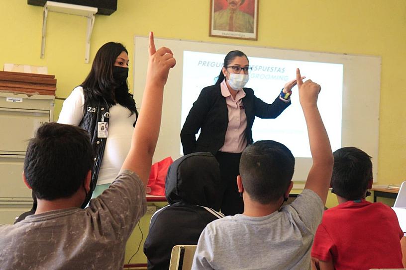 CAPACITA IZAI A NIÑOS EN PROTECCIÓN DE DATOS PERSONALES