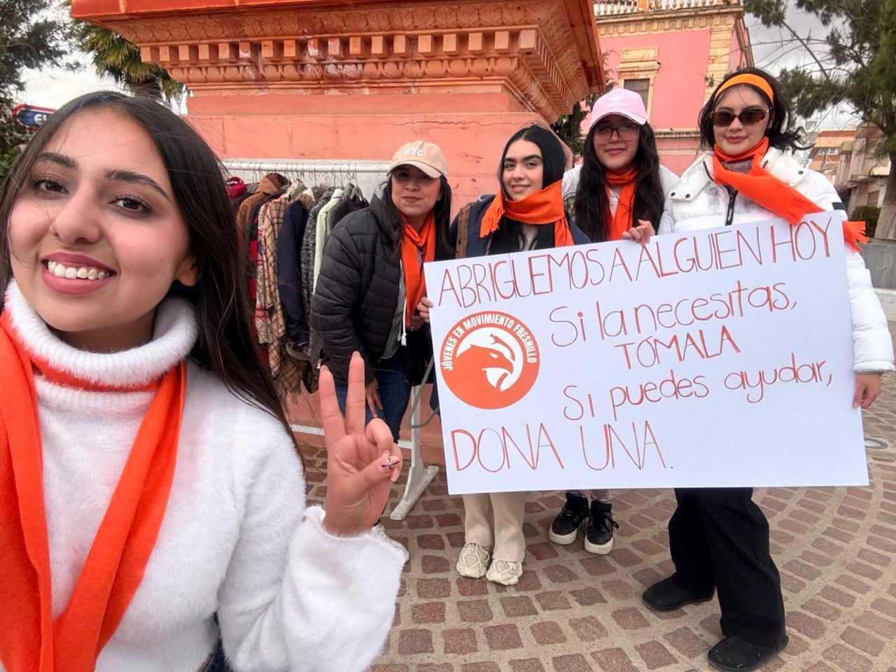 REALIZA JÓVENES EN MOVIMIENTO FRESNILLO, DONACIÓN DE ROPA INVERNAL