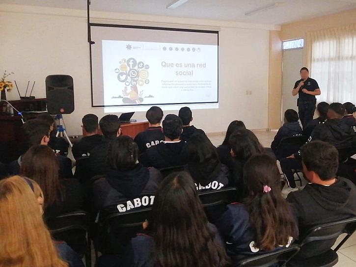 CAPACITA POLICÍA CIBERNÉTICA A JÓVENES EN PREVENCIÓN 