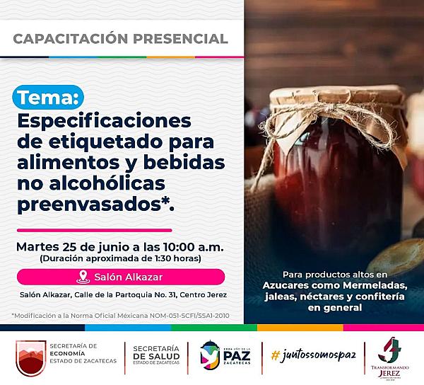 CAPACITARÁN A PRODUCTORES JEREZANOS DE AGROINDUSTRAS 