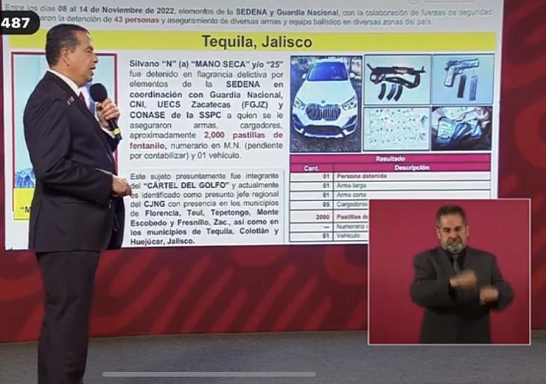 CAPTURAN A JEFE REGIONAL DEL CÁRTEL JALISCO QUE OPERABA EN ZACATECAS