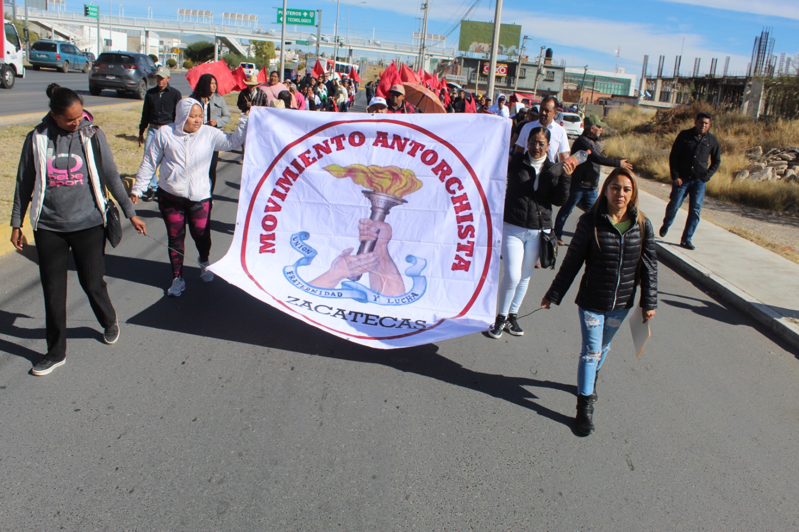 ENTREGAN ANTORCHISTAS PLIEGO DE PETICIONES AL GOBIERNO DE FRESNILLO