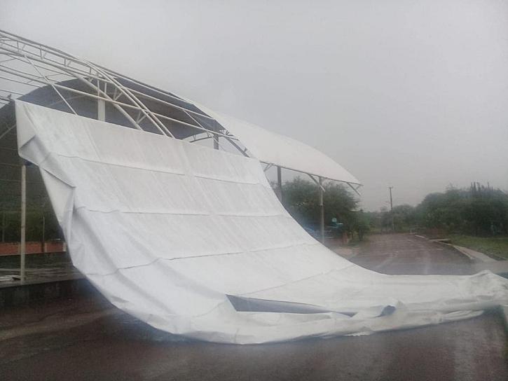 CAUSAN ESTRAGOS FUERTES LLUVIAS EN JALPA
