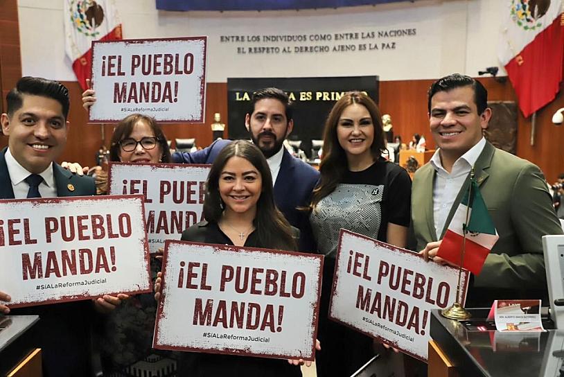  CELEBRA GEOVANNA BAÑUELOS DECLARATORIA DE CONSTITUCIONALIDAD DE REFORMA JUDICIAL