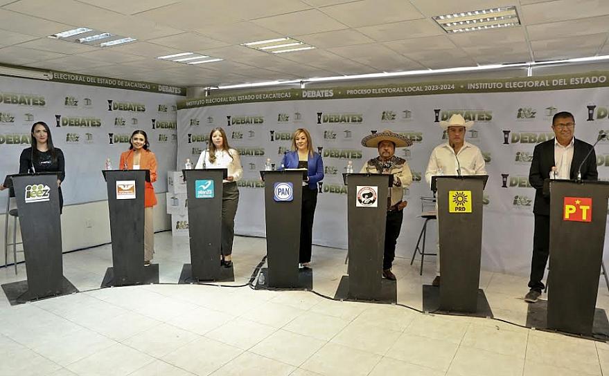 CELEBRA IEEZ DEBATES ENTRE CANDIDATOS DE RÍO GRANDE Y JUAN ALDAMA