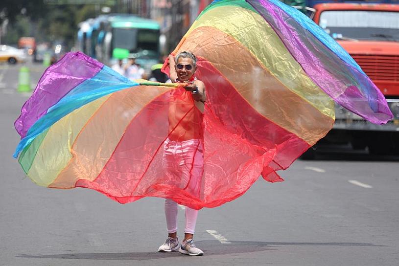 CELEBRAN COLECTIVOS MARCHA LGBT+ 2022 EN CIUDAD DE MÉXICO