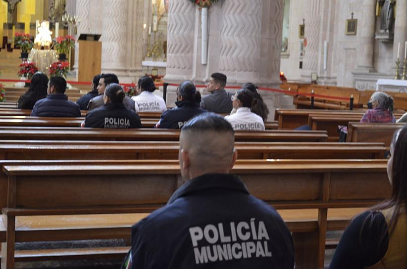 CELEBRAN DÍA DEL POLICÍA CON EUCARISTÍA
