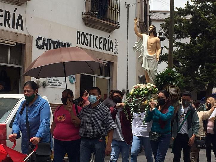 CELEBRAN EN GUADALUPE EL DOMINGO DE RESURRECCIÓN 