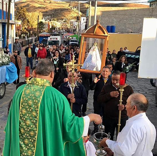 Celebran en Sombrerete fiestas patronales en honor a la Virgen de la Candelaria