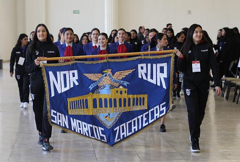 CELEBRAN NORMALISTAS ENCUENTRO POR LA PAZ, LA CULTURA Y EL DEPORTE