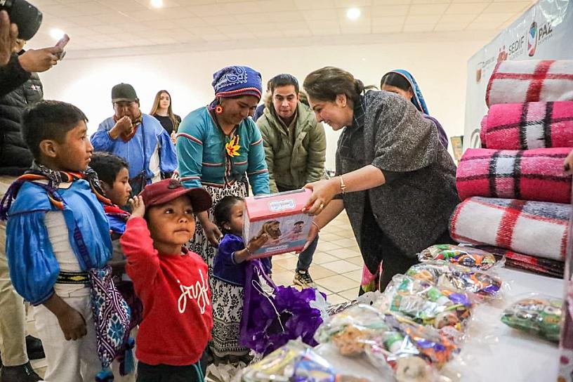 Celebran posada por la paz con comunidad Wixárika