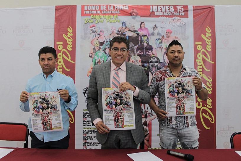 CELEBRARÁN DÍA DEL PADRE CON FUNCIÓN DE LUCHA LIBRE 