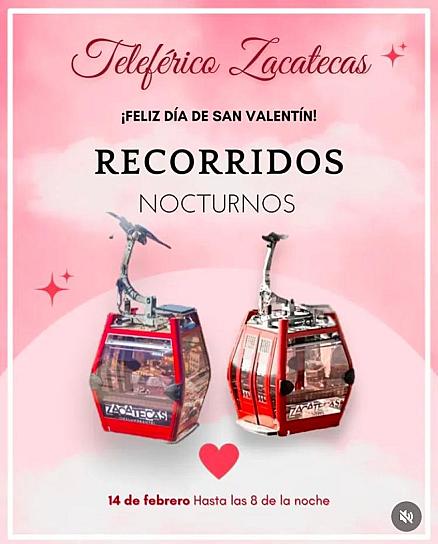 Celebra el amor con recorrido nocturno en el Teleférico de Zacatecas