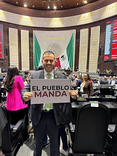 CELEBRA ULISES MEJÍA DECLARACIÓN DE CONSTITUCIONALIDAD DE LA REFORMA JUDICIAL