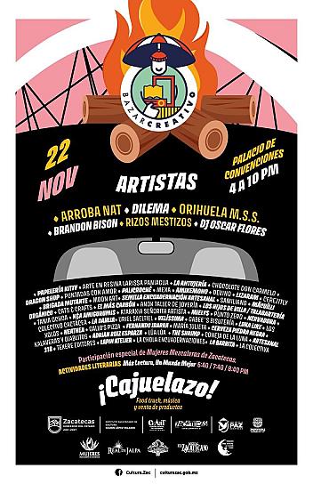 CERRARÁ CON SINGULAR “CAJUELAZO” EL BAZAR CREATIVO DE EL AÑO DE LA PAZ