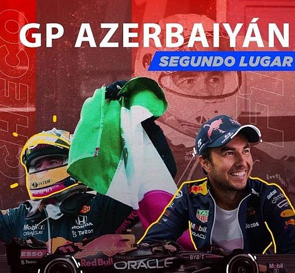  CHECO PÉREZ: DOBLETE PARA RED BULL EN GP DE BAKÚ