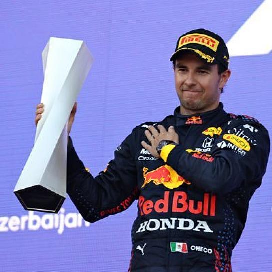 CHECO PÉREZ SUBE AL PODIO; RED BULL HACE EL 1-2 EN EL GP DE EMILIA ROMAGNA
