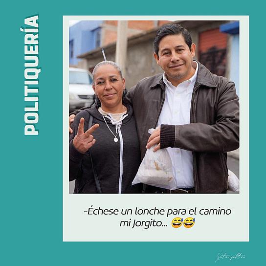 -Échese un lonche para el camino mi Jorgito...