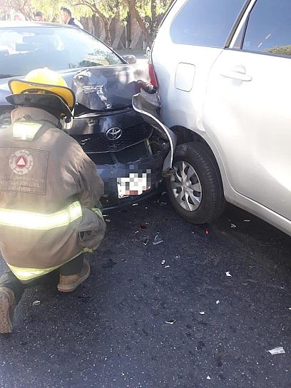 CHOCAN 3 VEHÍCULOS EN EL BULEVAR LÓPEZ PORTILLO