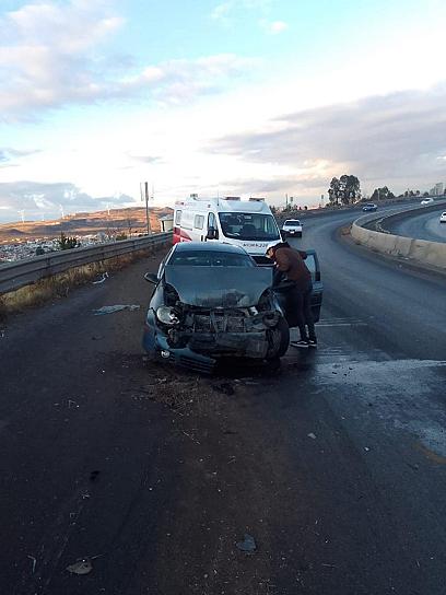CHOCAN EN TRÁNSITO PESADO