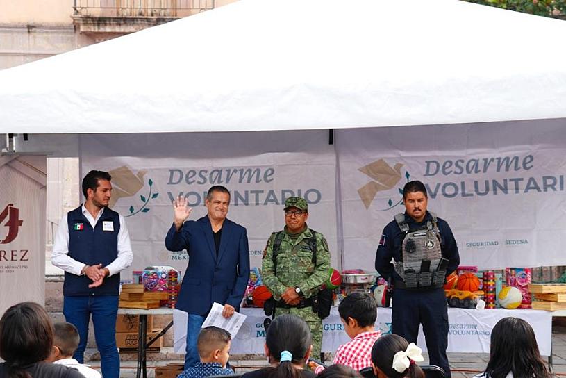 INICIA CAMPAÑA DE DESARME VOLUNTARIO EN