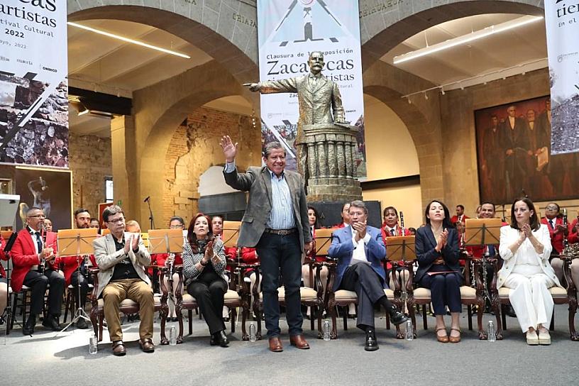 CLAUSURAN LA EXPOSICIÓN “ZACATECAS, TIERRA DE ARTISTAS”,