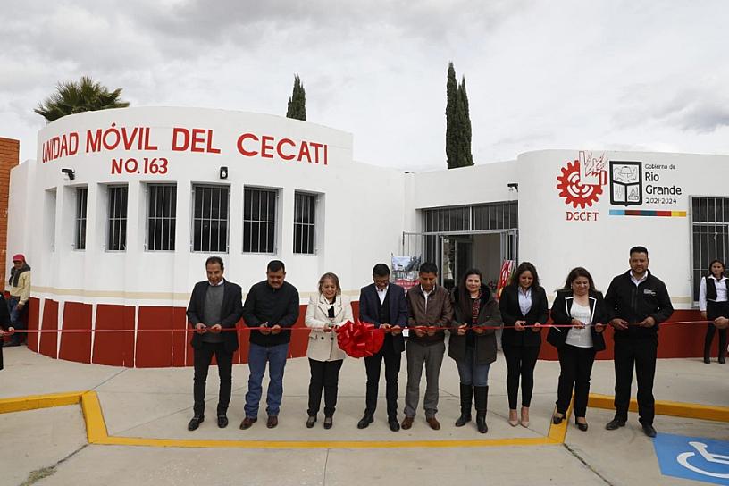 COLOCAN PRIMERA PIEDRA DE CECATI EN RÍO GRANDE 