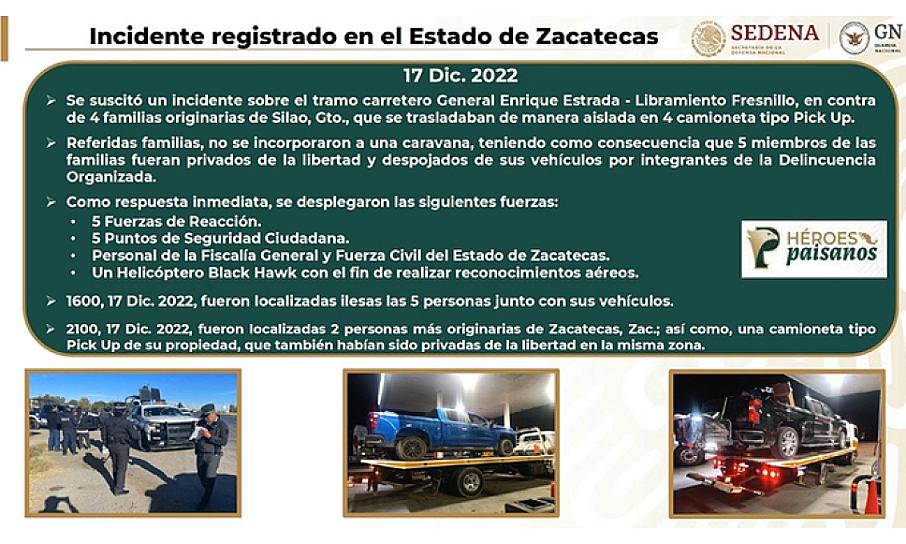 COMANDANTE DE LA GN VISITARÁ ZACATECAS; EVALUARÁ OPERATIVO HÉROES PAISANOS