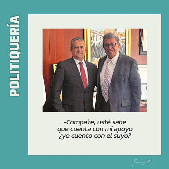 -Compa're, usté sabe que cuenta con mi apoyo ¿yo cuento con el suyo?