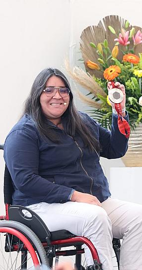 COMPARTE LA MEDALLISTA PARALÍMPICA GILDA COTA SU EXPERIENCIA DE VIDA 