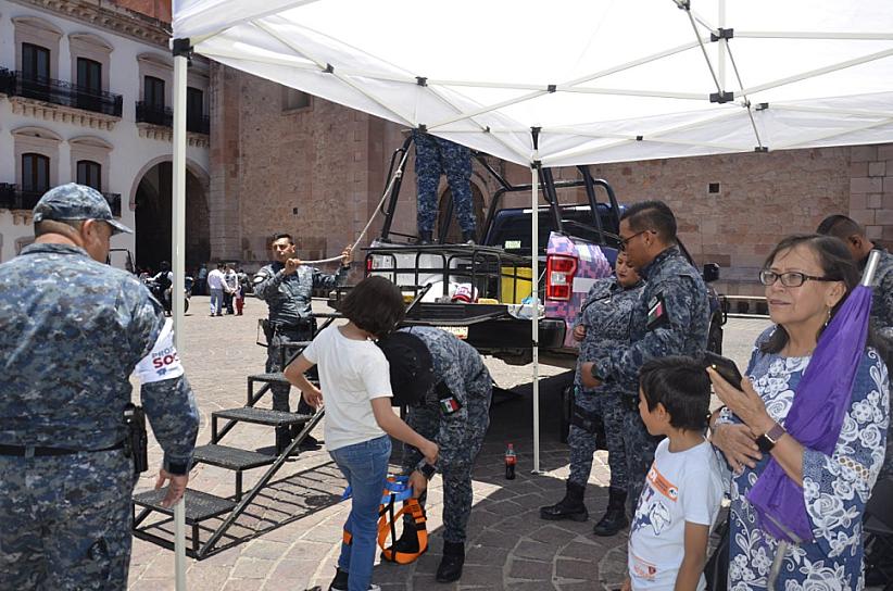 CON ACTIVIDADES LÚDICAS, BUSCAN ELEMENTOS DE SEGURIDAD ACERCARSE A LA CIUDADANÍA