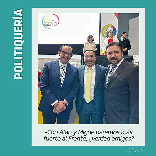 -Con Alan y Migue haremos más fuerte al Frente, ¿verdad amigos?