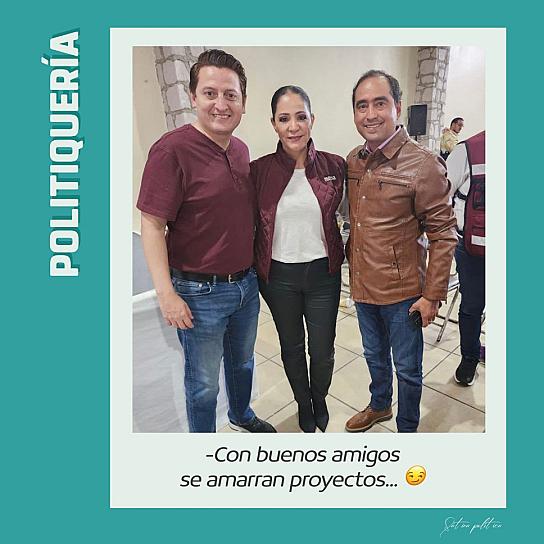 -Con buenos amigos se amarran proyectos... 😏