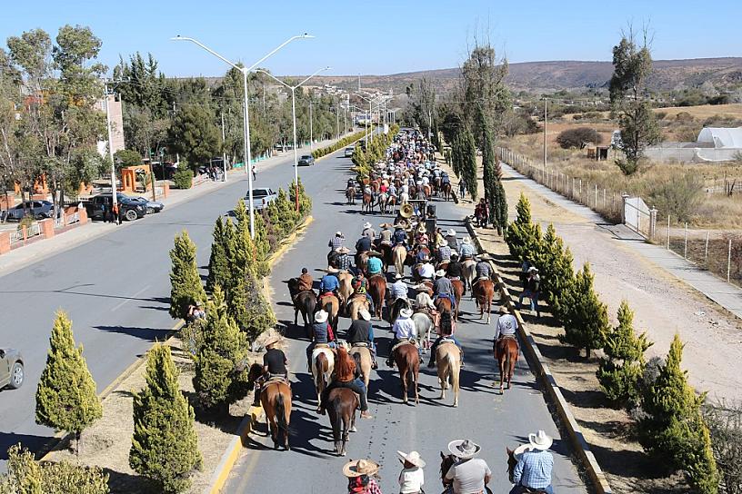 CON CABALGATA, CELEBRAN A SAN SEBASTIAN EN SAIN ALTO