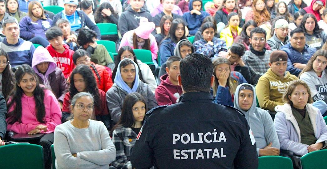 CONCIENTIZA POLICÍA CIBERNÉTICA A JÓVENES SOBRE DROGADICCIÓN Y CIBERSEGURIDAD 
