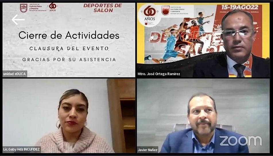 CONCLUYE CONGRESO VIRTUAL DE DEPORTES COLECTIVOS DE SALÓN