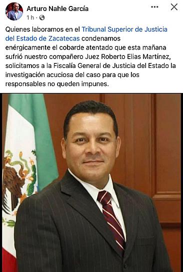 CONDENA ARTURO NAHLE ATENTADO CONTRA JUEZ 