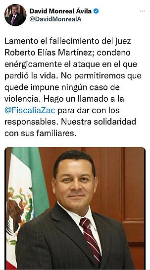 CONDENA GOBERNADOR ATAQUE ARMADO CONTRA JUEZ DE CONTROL